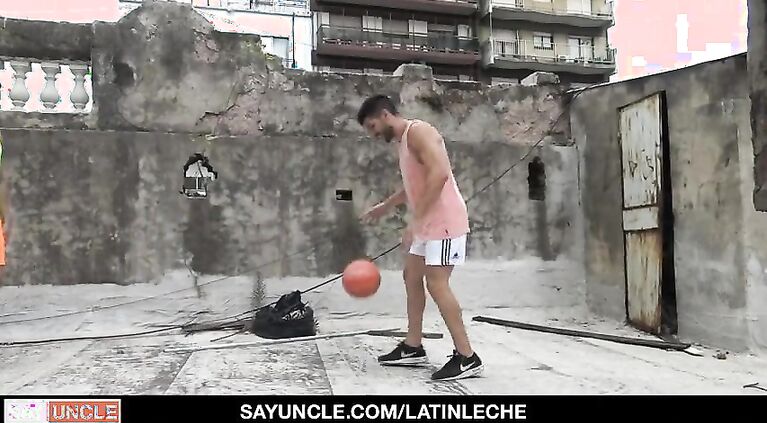 Hot Hispanic Friends Leave Basketball Game To Fuck Each Other In Front Of Stranger For Money