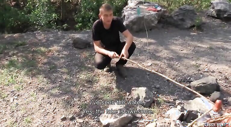 Czech Hunter 563 - Lonely Camper Goes From Cooking A Sausage To Sucking & Riding One In His Tent For