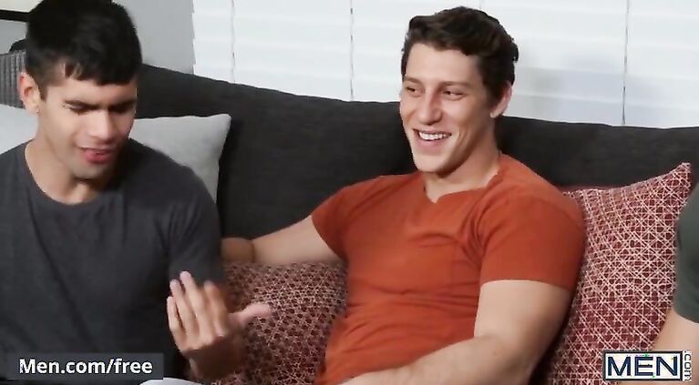 Mencom - Three Hot Guys Paul Canon, Ty Mitchell & Nate Grimes Enjoyed A Group Sex