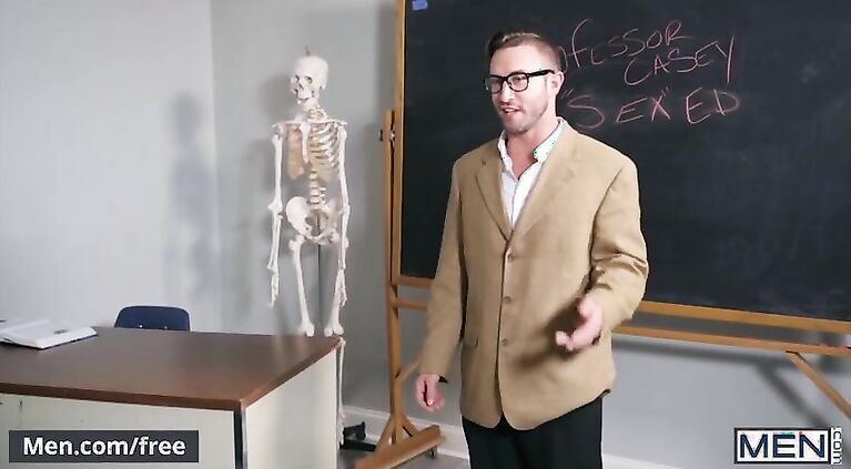 Mencom - Two students gets fucked by teacher
