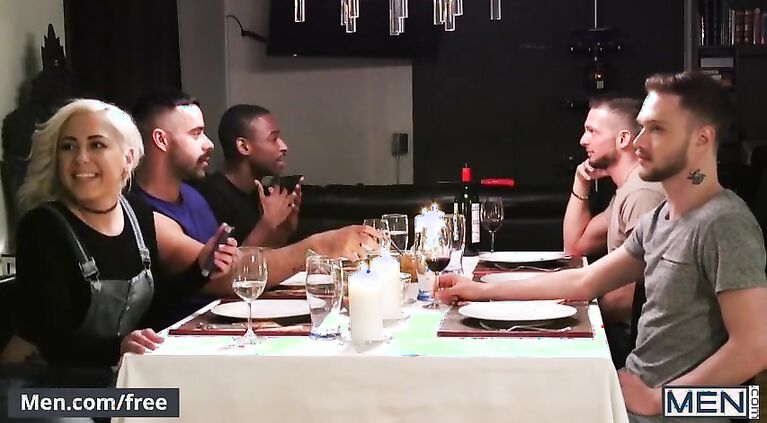 Men.com - Turning my sister's boyfriend gay - The Dinner Party Part 1- Fuck