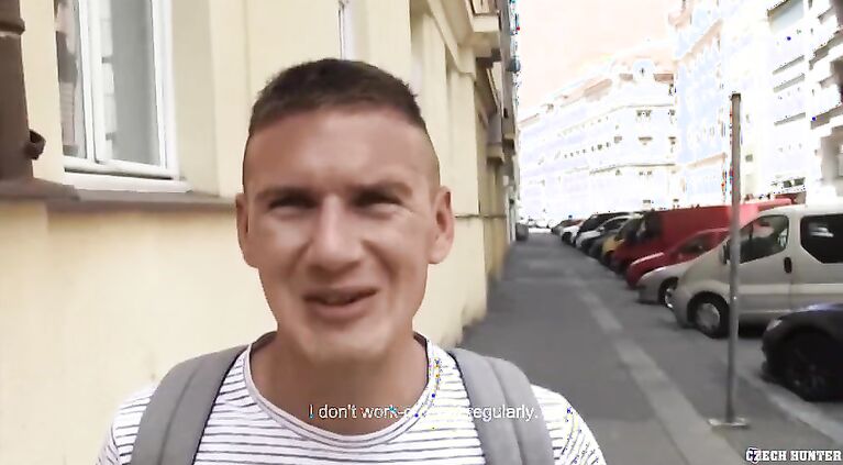 CZECH HUNTER 447 - Tourist Gets Approached By Stranger & Offers Cash For Ass