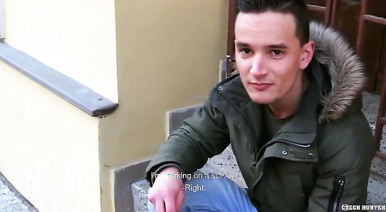 CZECH HUNTER 424 - Euro Twink Can't Believe How Good A Cock Feels In His Ass