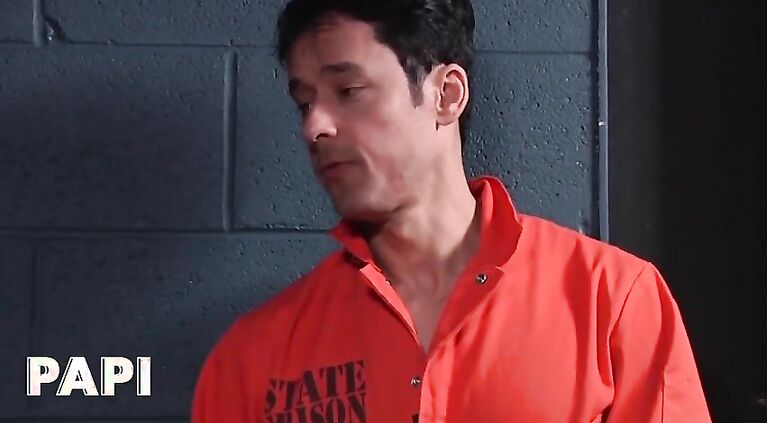Papi - Garrett Cooper Goes To Jail & Becomes Fresh Meat To His Fellow Horny Inmate Rafael Alencar