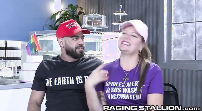 Grumpy Straight Groom Ricky Larkin Needs Ass For Failed Wedding Cake - RagingStallion