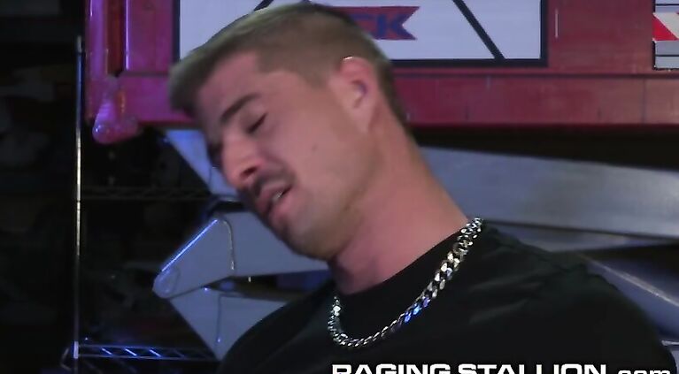 RagingStallion Big Dick Boss Daddy Cumshot All Over Ur Beard