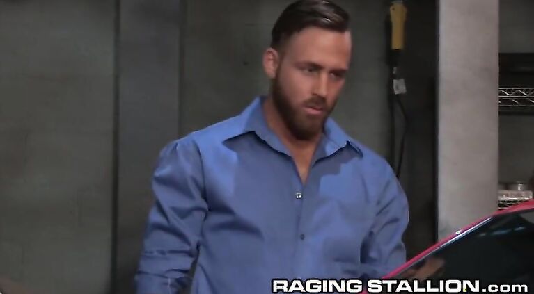 RagingStallion Cocky Client Gets Cock