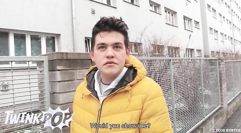 Twink Pop - The Street Is Busy But He Still Manages To Find A Handsome Dude Named Kevin To Fuck
