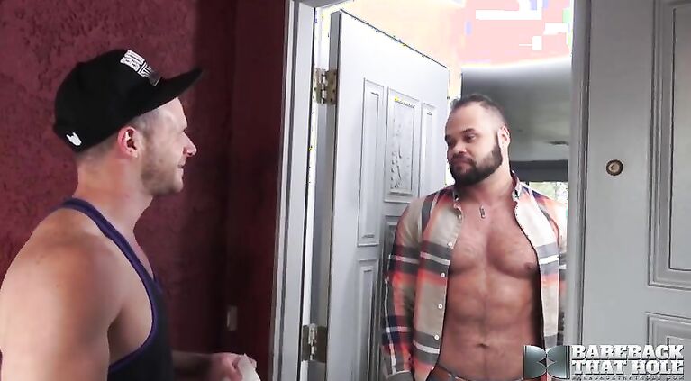 BAREBACKTHATHOLE Brian Bonds And Damien Kilauea Bareback