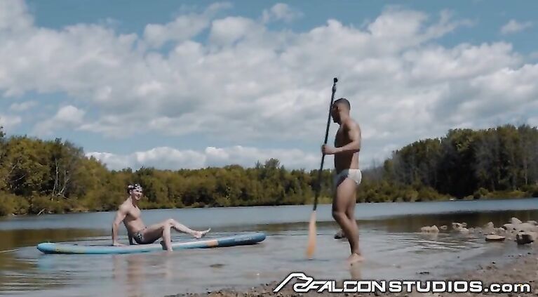 FalconStudios - Handsome Muscled Jock Gets Fucked By A Juicy BBC - Skyy Knox, Milo Madera