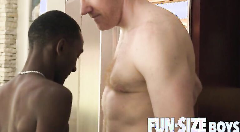 FunSizeBoys - Tiny hot gay bottom barebacked by huge, hung sexy DILF