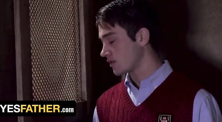 Altar Boy Mason Anderson Sprays The Bishop's Ass With Hot Cumshot After Passionate Fuck - YesFather