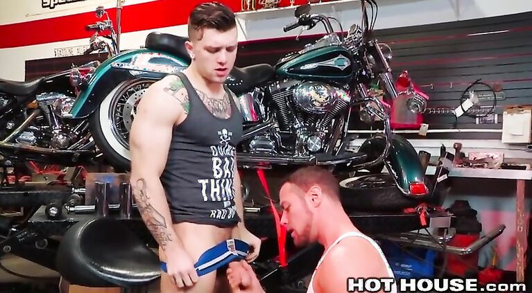 HotHouse Riding Sebastian Kross' Huge Cock