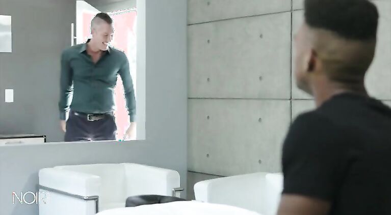 Noir Male - Hunky Silver Steele Doesn't Get His Usual Massage When Muscly Adrian Hart Serves Him