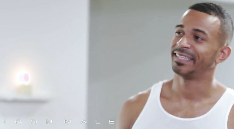 Iconmale - Hot Daddy Drew Sebastian Fantasizes Of His Stepson's Best Friend Zario Travezz's Fat Ass