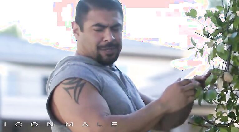 Icon Male - Johnny B Lays Down Under The Sun Half Naked While Draven Navarro Watches His Ass