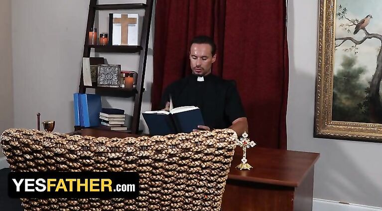 Nervous Church Twink Makes Sinful Confession But The Big Dick Catholic Priest Wants To Pound His Ass