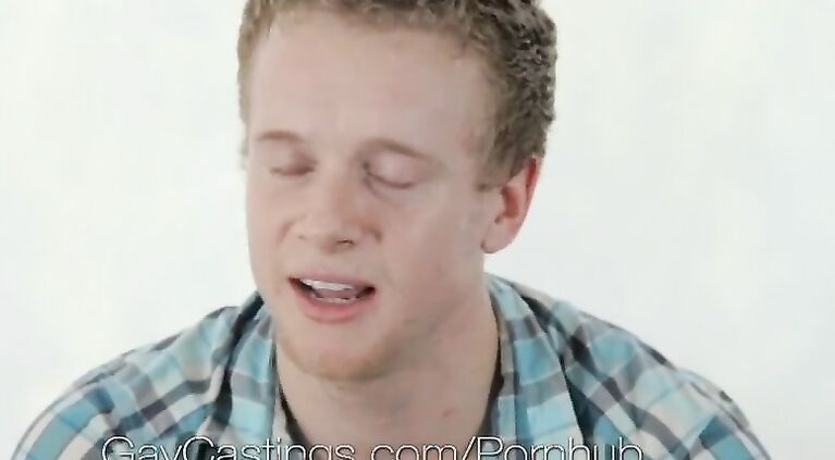 GayCastings - Jock Zachary Perry fucked on film for the first time