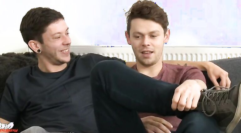 Youri wastes no time riding Xavier's cock