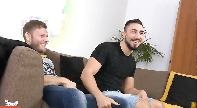 Hunky Matt Anders and Italian stud Gaston Croupier