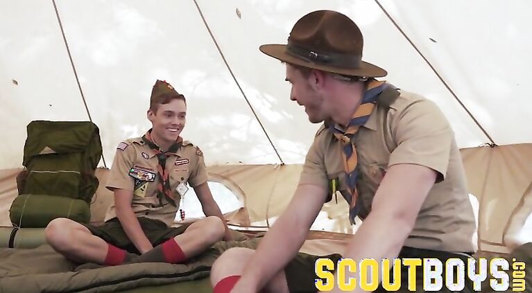 ScoutBoys - Sexy, smooth scout screams as he's fucked raw by hung mate