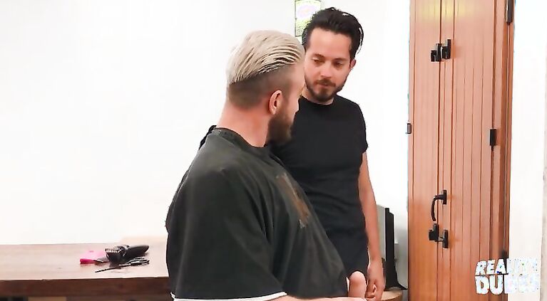 Reality Dudes - Aitor Fornik Tries To Give A Trim To Manuel Scalco But His Dick Needs More Attention
