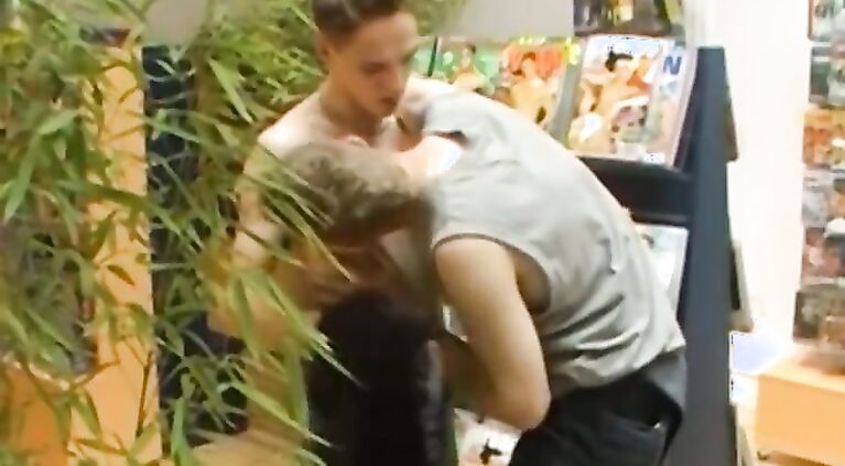 Euro guys enjoy screwing and playing with dildo