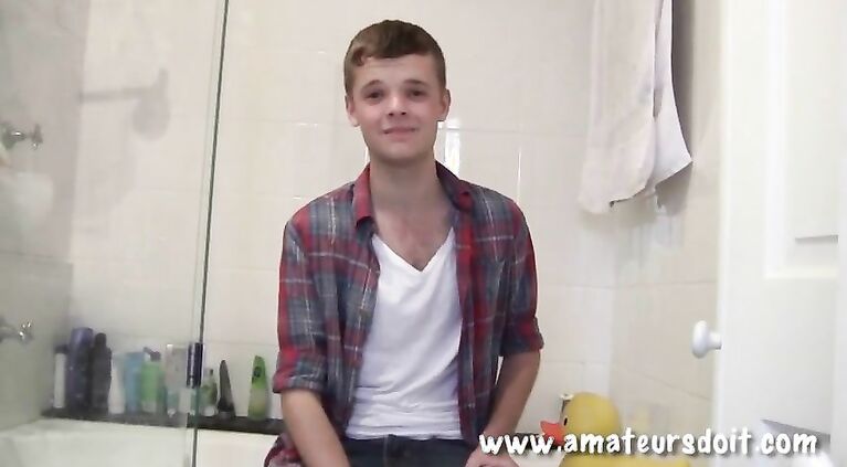 Virgin Aussie Hairy Teen Arthur's Massive Hung Cock Explosive Cum Eating
