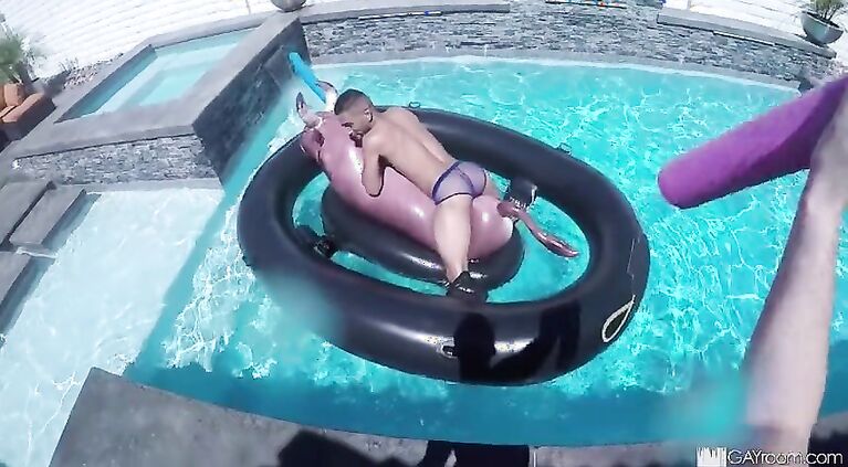 WET & WILD SUMMER! Young Hunk Gets Fucked By His Latino Friend's Big Dick