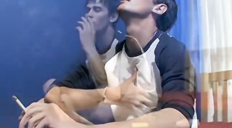 Twink smoker Shane Allen ass fucking after blowjob