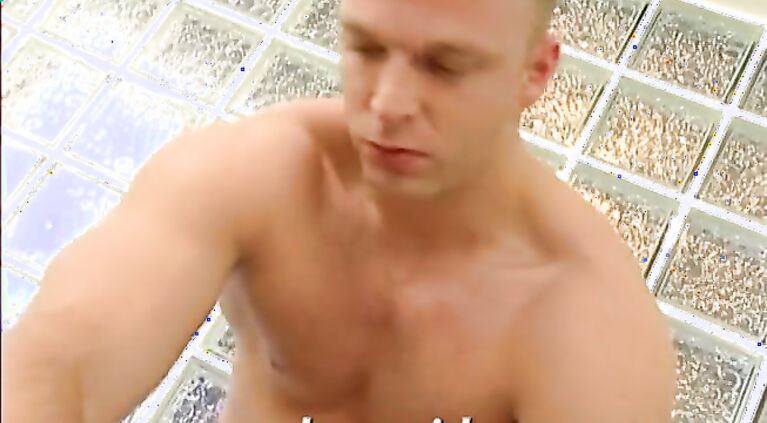 Muscular Naked Athletes Give Each Other Massages at the Budapest Baths