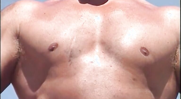 Scrapyard Cutie Dillon Turns His Nude Body into a Work of Art