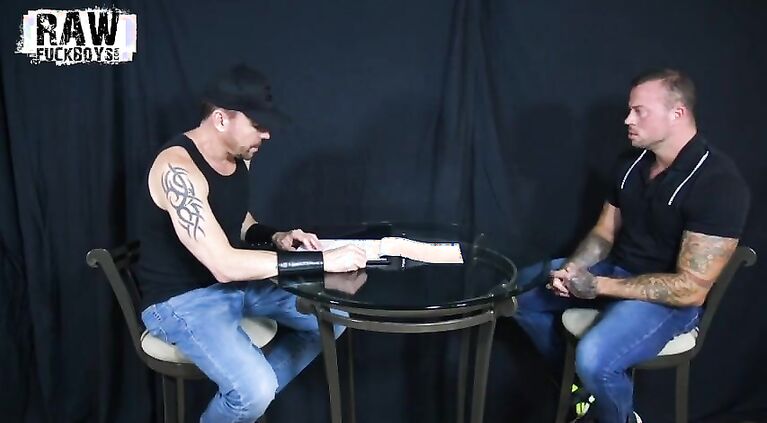 RawFuckBoys - Muscle Sean Duran throat fucked blindfolded jock