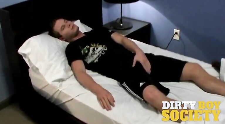 Hung Tyler Andrews Masturbates Solo