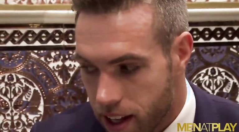 Hunky Businessmen Anal Breed And Kiss
