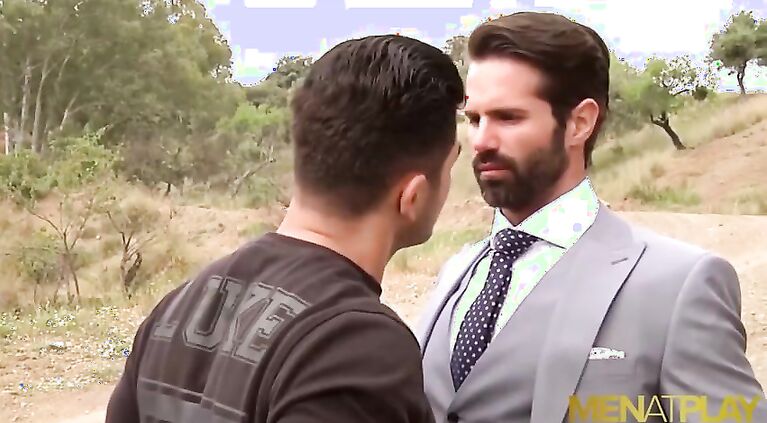 Bearded Gay Hunk Ass Fucked Hard Outdoor