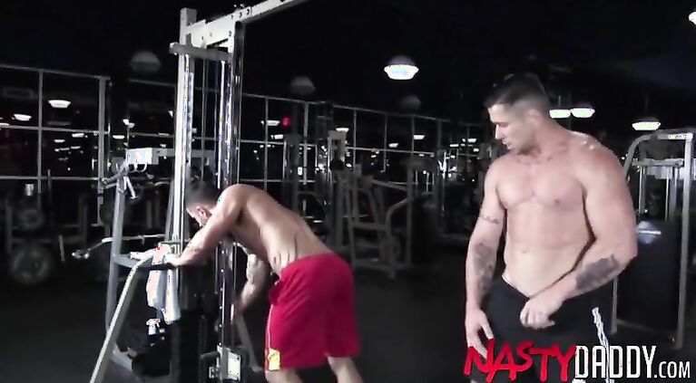 NASTYDADDY Daddy Trenton Ducati Seduces Hunk Adam Killian