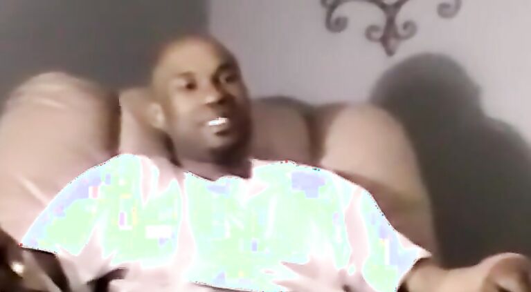 Beautiful black amateur masturbates solo