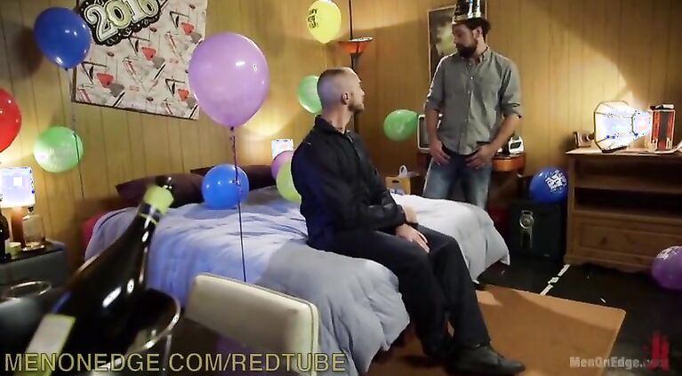 Delivery Man Edges And Teases Hot Stud