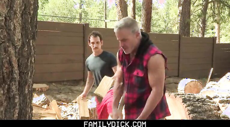 FamilyDick - Horny Twink Fucks His Muscular Stepgrandpa And Stepdad