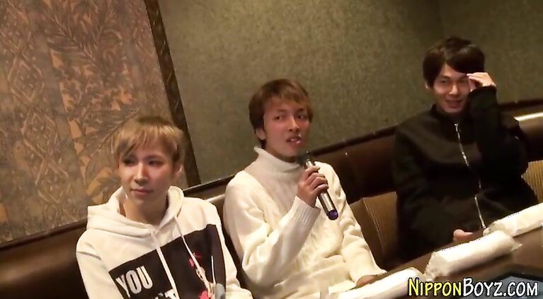 Japanese twink foursome