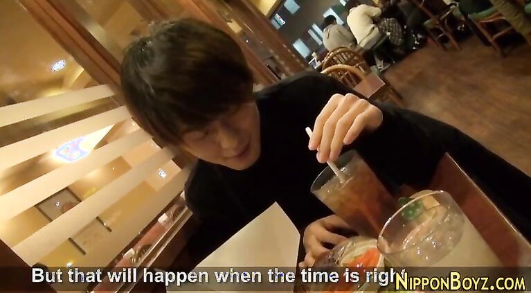 Japanese teen eats ass