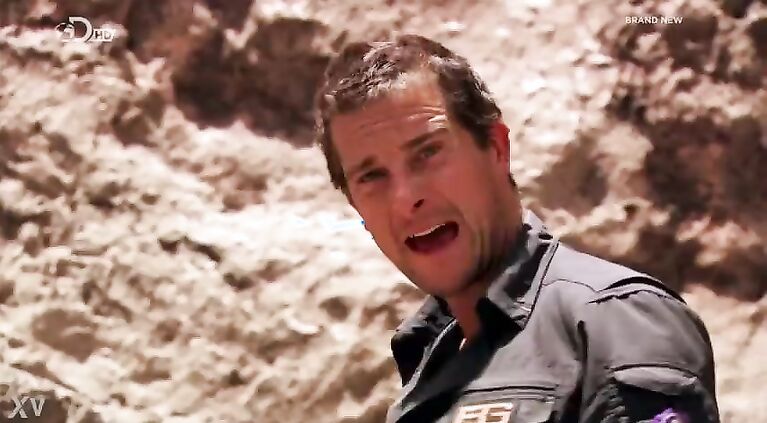 BEAR GRYLLS Naked