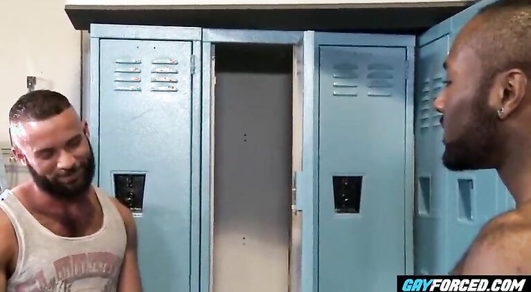 .com - Big Black Gay Dick Anal Destroy White Ass After Training