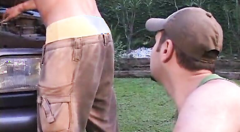 Horny Repairman Fucked This Innocent Guy Very Rough.
