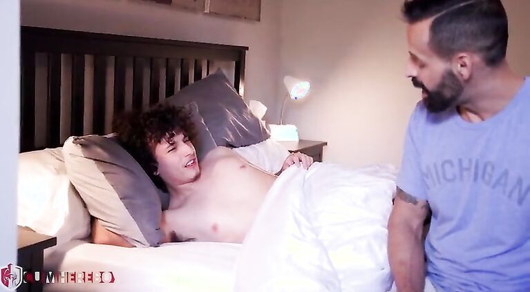Cumhereboy - Birds and Bees - David Benjamin Finds Gay Porn and Teaches Joseph Bella the Ropes.