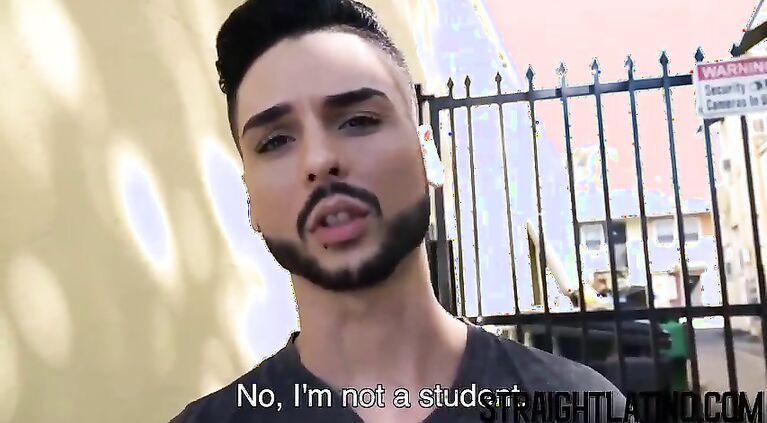 Stunning young Latino barebacked by a stranger for money