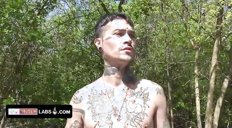 Muscular Guy Ass Drilled Deep Outdoor Purge-Like
