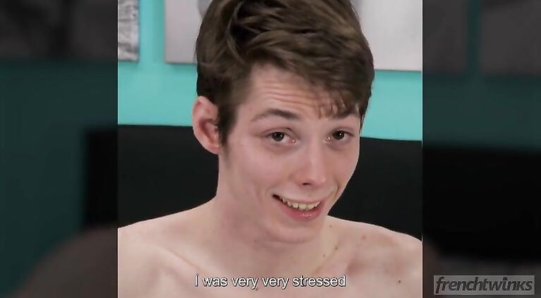 First Time in Porn for a Young 18Yo Twink