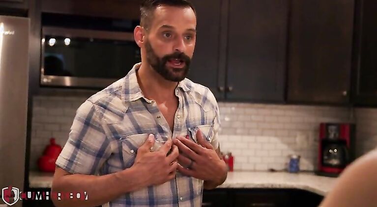 Cumhereboy - White Sauce - Twink Friends Jordan Haze And Brett Ryder Get Caught By Stepdad David Benjamin